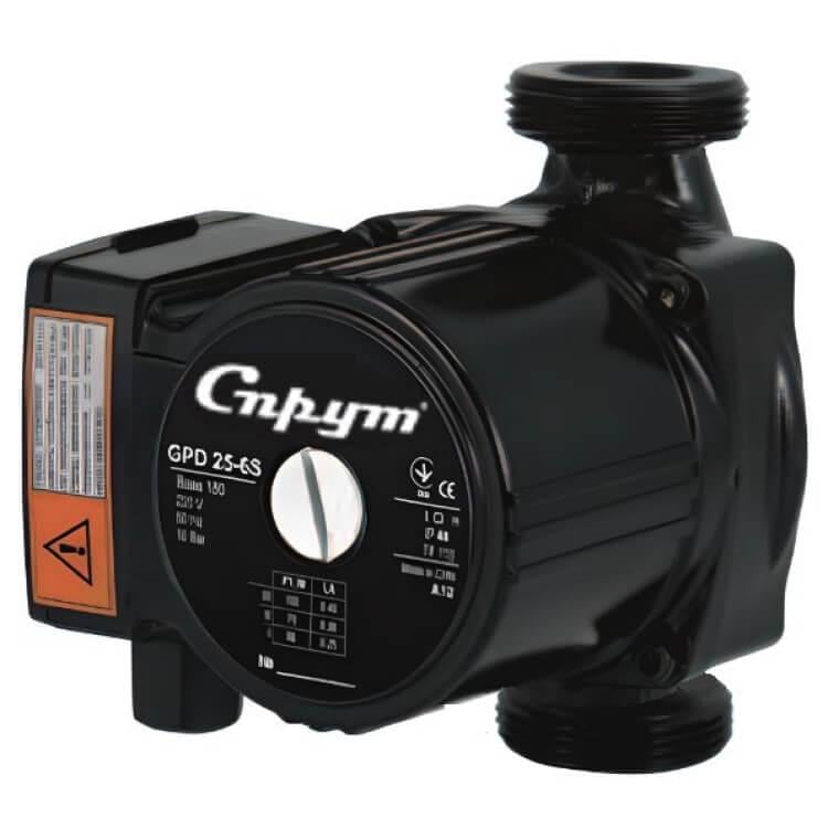 Насос циркуляционный Sprut GPD 25-4S-130 гайки 62 Вт