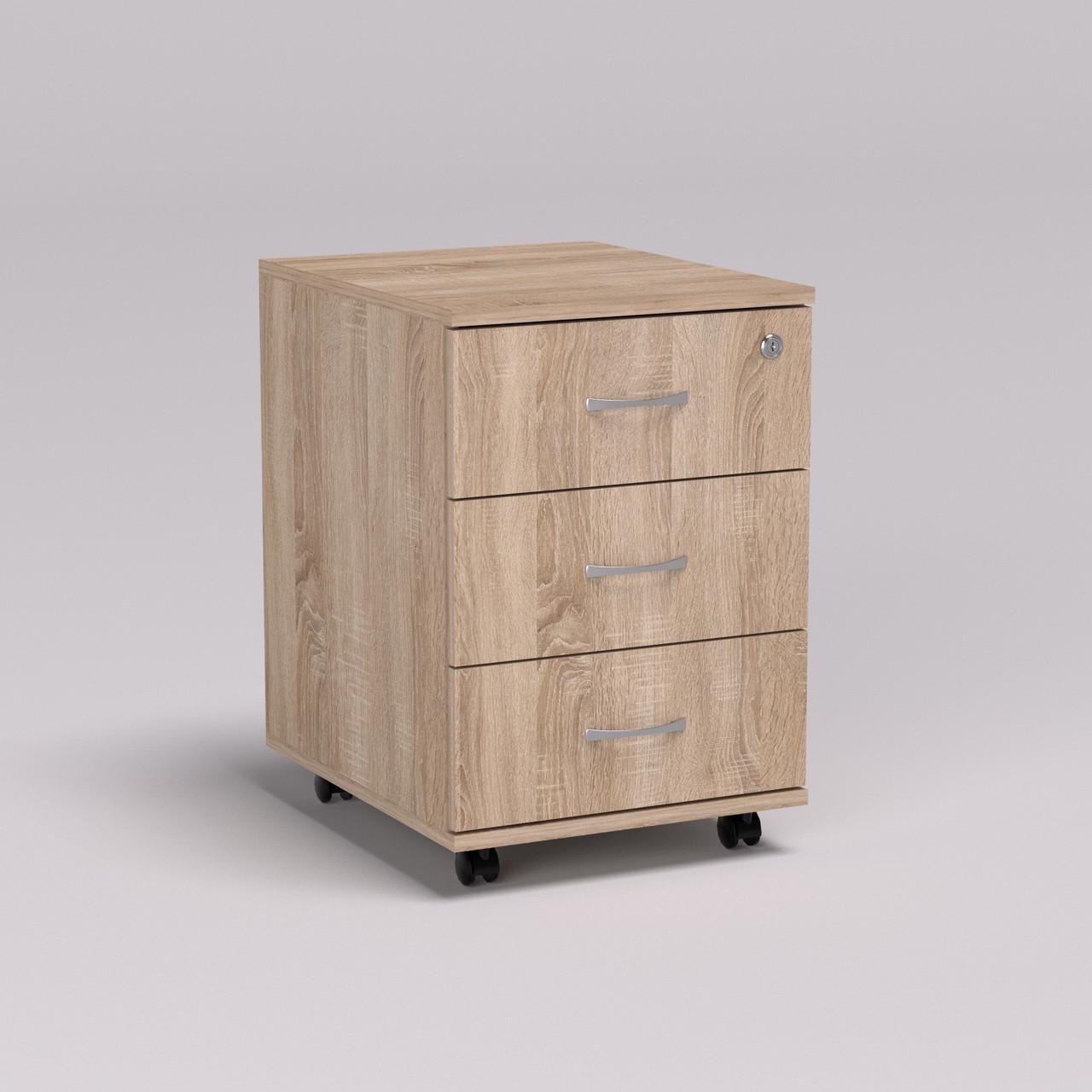 Тумба офисная Континент ТМ 2 40х48х59 см Дуб сонома Тумба офисная Континент ТМ 2 40х48х59 см Дуб сонома