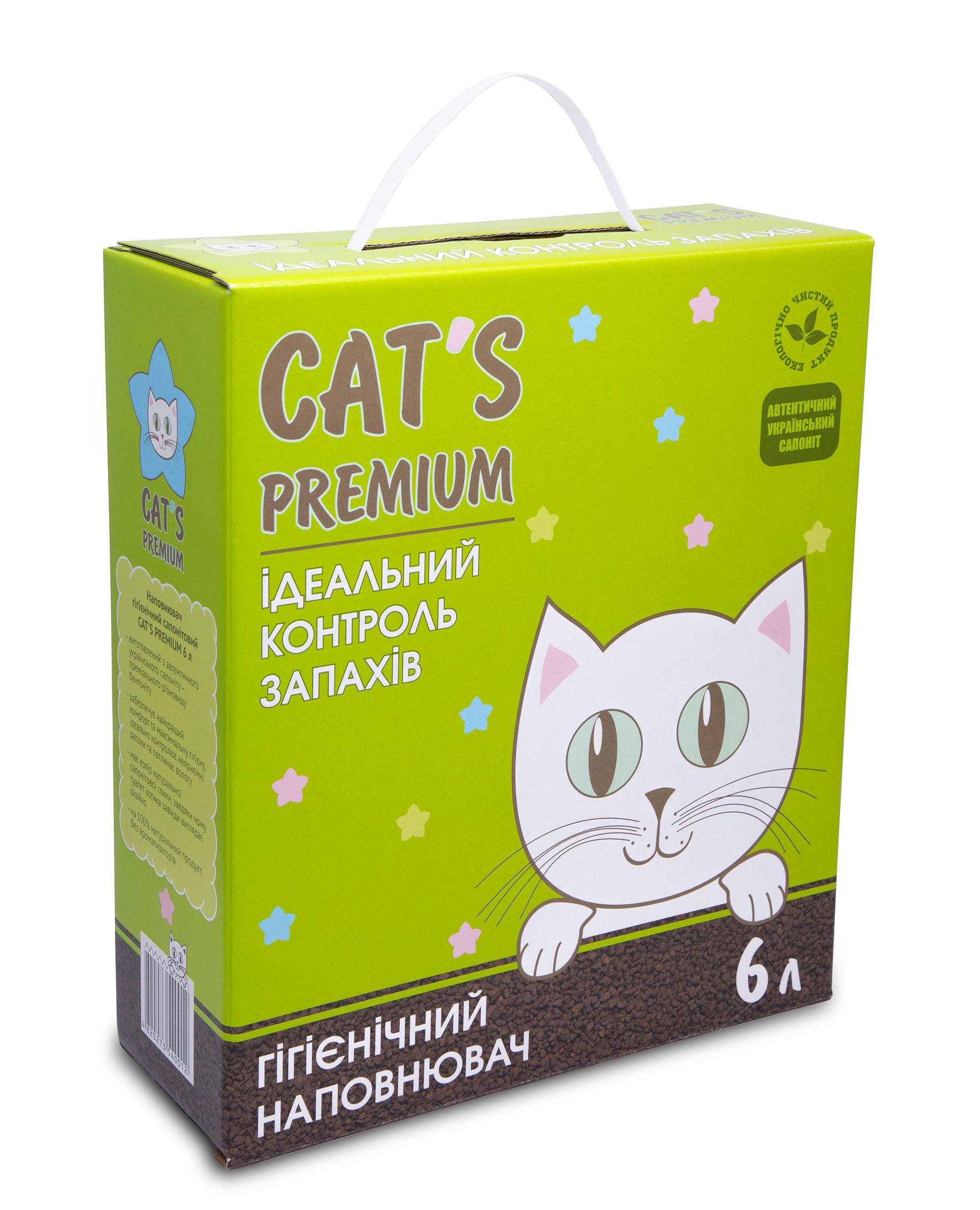 Гігієнічний наповнювач CAT'S PREMIUM 6 л (12744155)