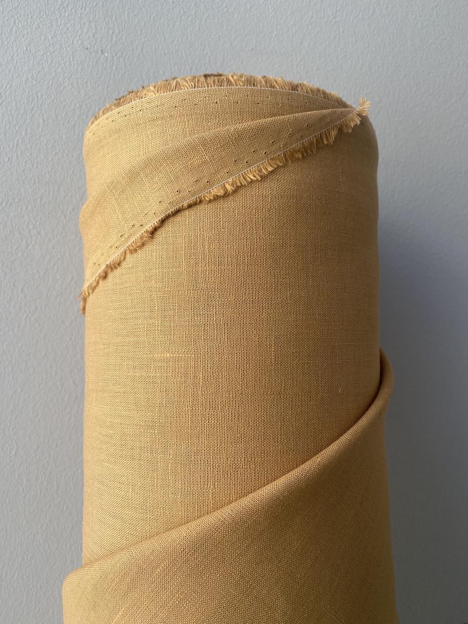 Ткань LINEN PLUS 100% лен 143 см 353/915 Рыжевато-коричневый - фото 6 Ткань LINEN PLUS 100% лен 143 см 353/915 Рыжевато-коричневый - фото 6