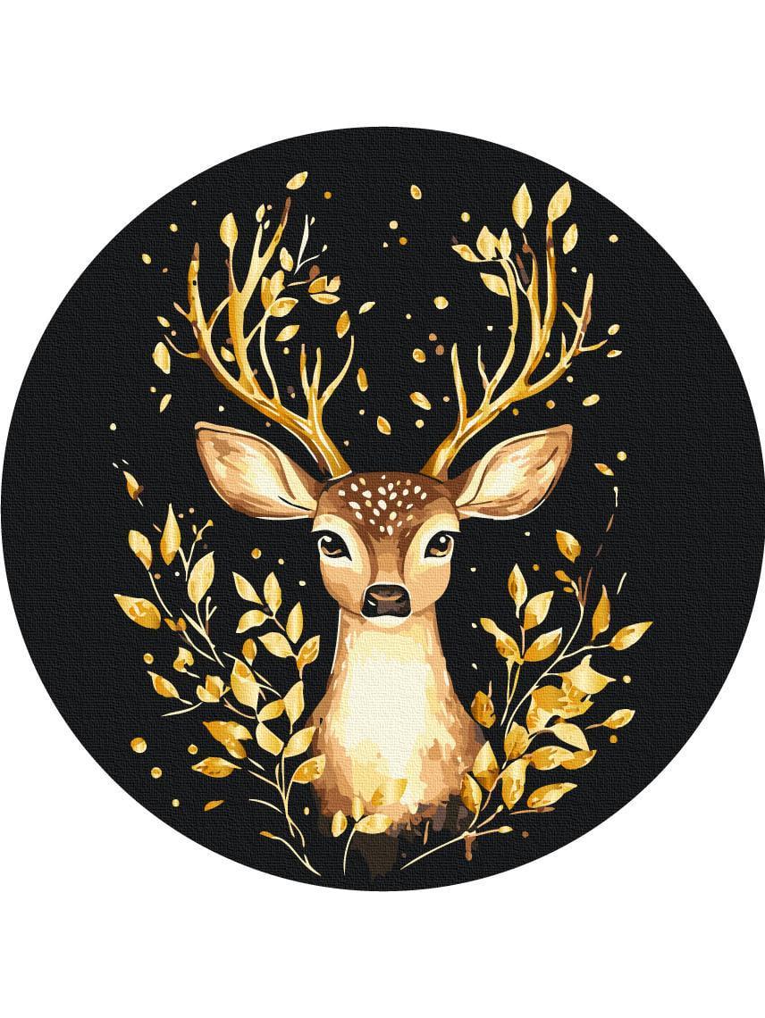 Картина по номерам Brushme Олень d 30 см (RCB00113M)