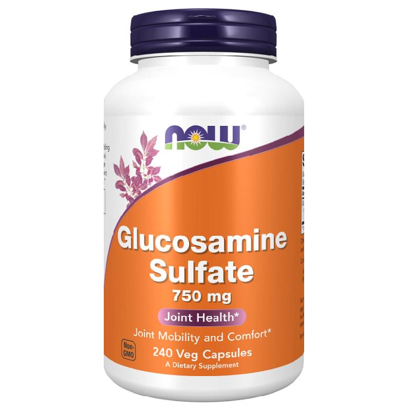 Глюкозамин NOW Glucosamine Sulfate 750 mg 240 капс.