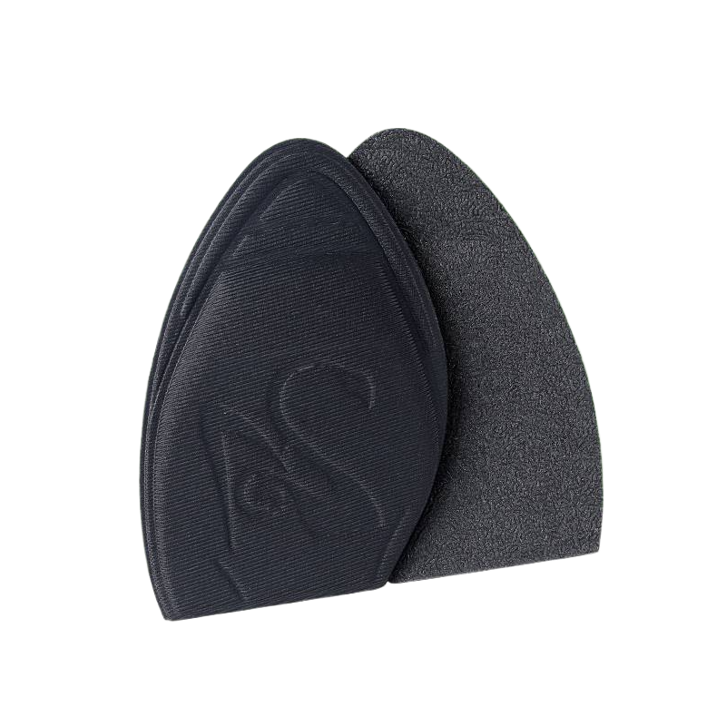 Полустелька-невидимка для передней части стопы коррекция размера обуви с острым носком Черный (U1880)