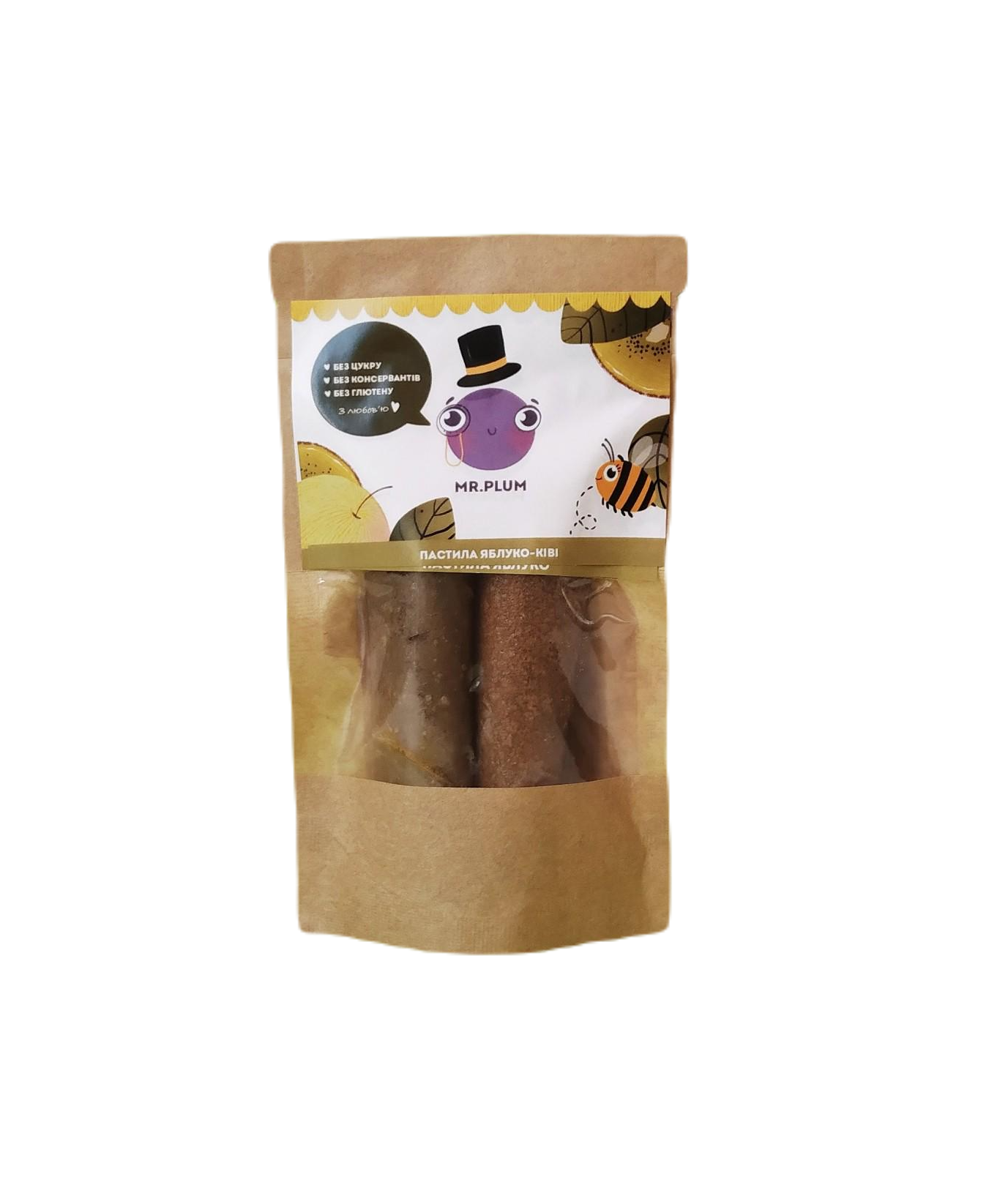 Пастила натуральная Mr.Plum Яблоко-Киви 30 г