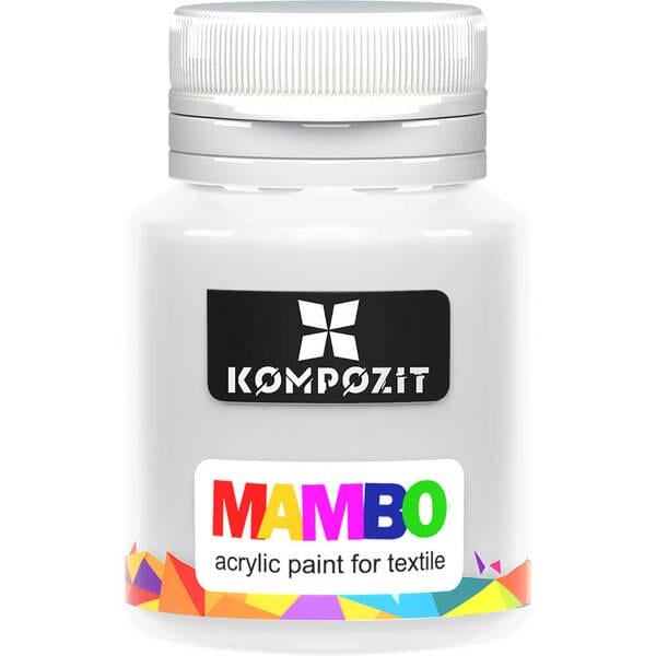 Краска по ткани ART Kompozit Mambo 1 20 мл Белый (АК1801) Краска по ткани ART Kompozit Mambo 1 20 мл Белый (АК1801)
