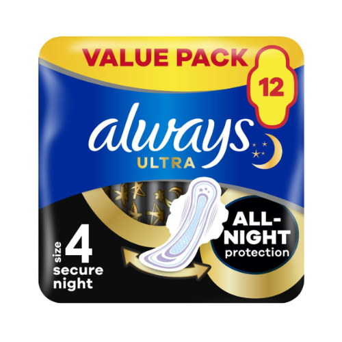 Прокладки гигиенические Always Ultra Secure Night 12 шт. (4015400612469)