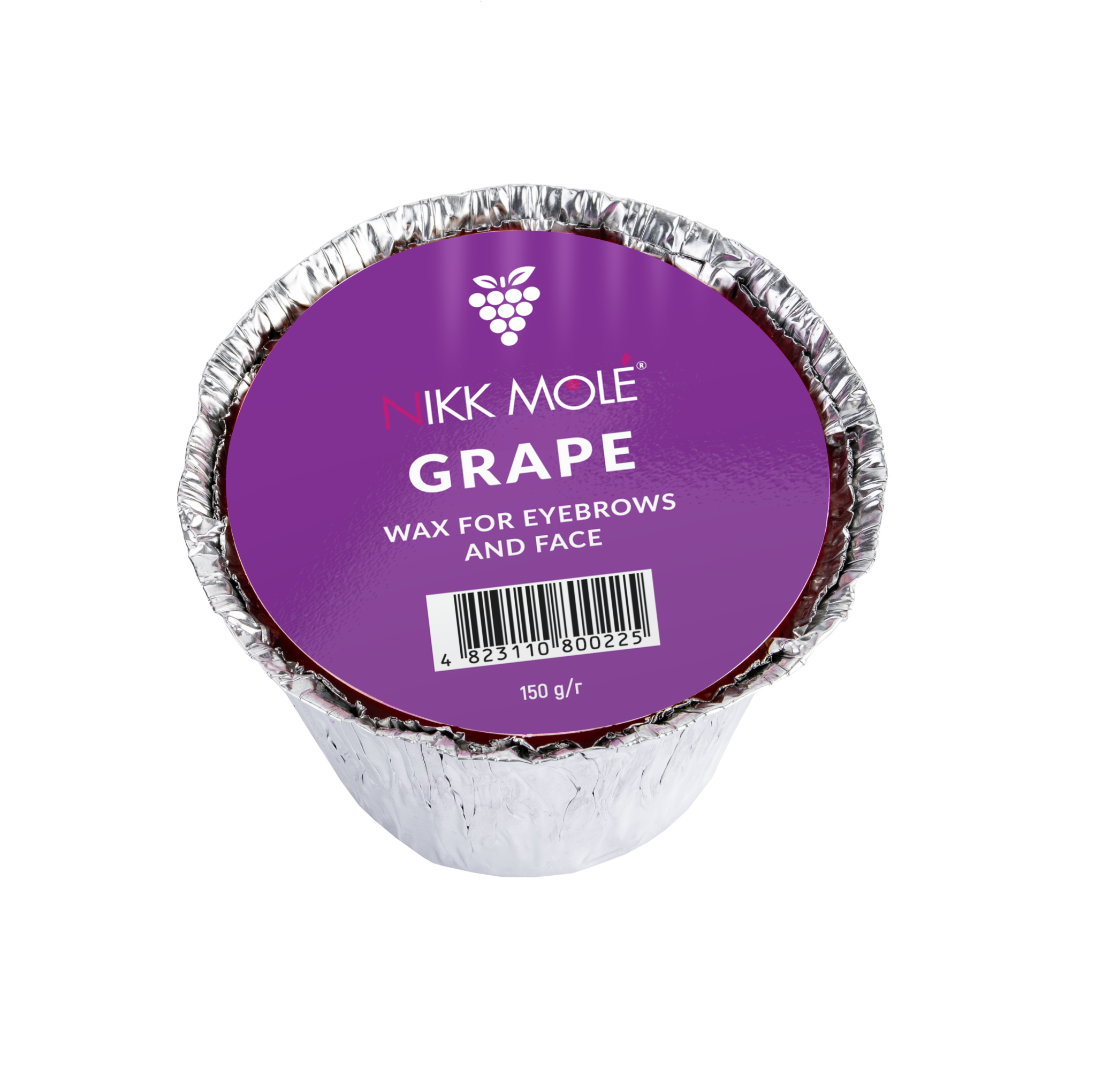 Воск Nikk Mole твердый для бровей и лица 180 г Grapes