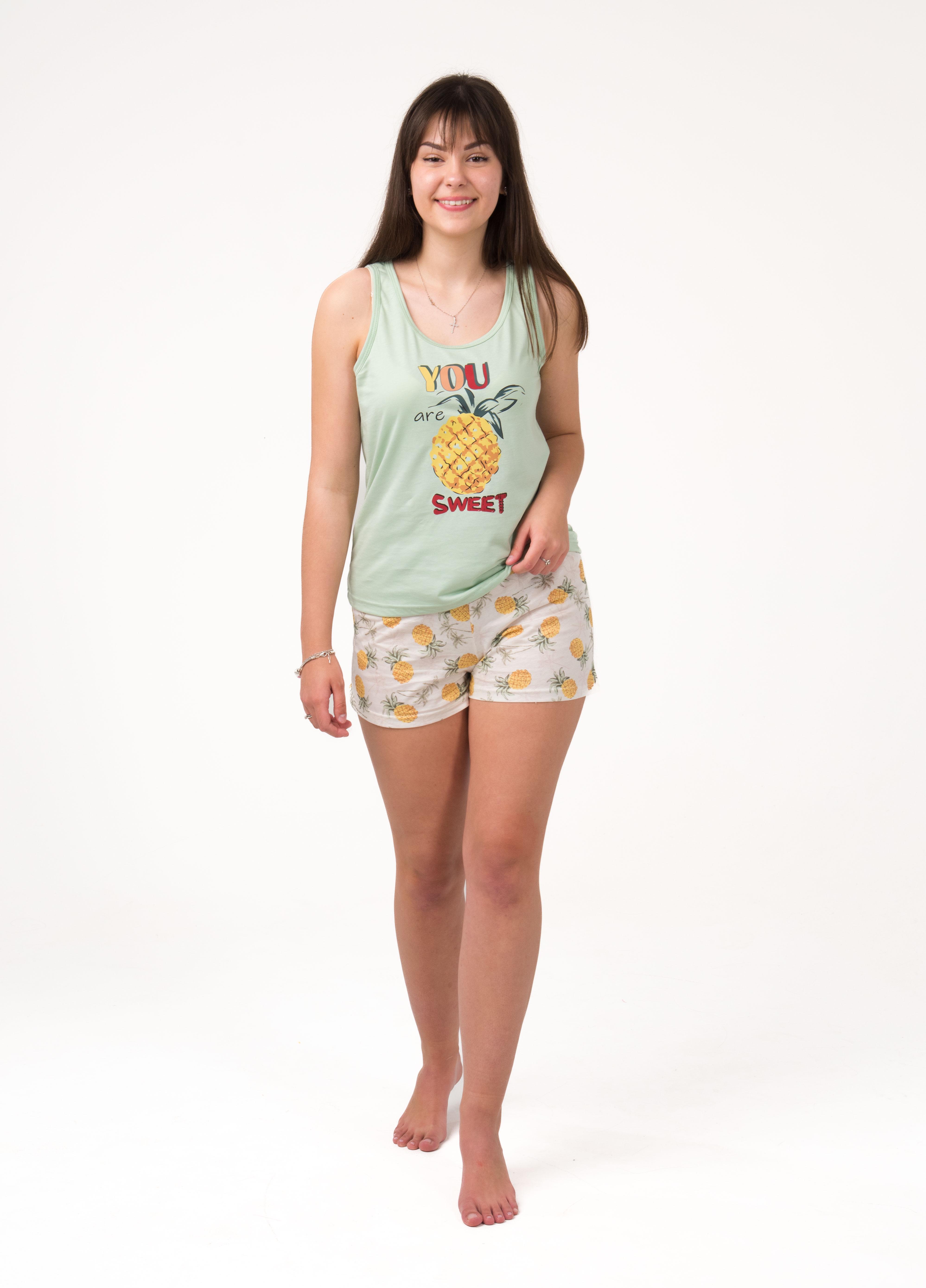 Піжама жіноча Наталюкс L Зелений (4426314339241) - фото 2 Піжама жіноча Наталюкс L Зелений (4426314339241) - фото 2