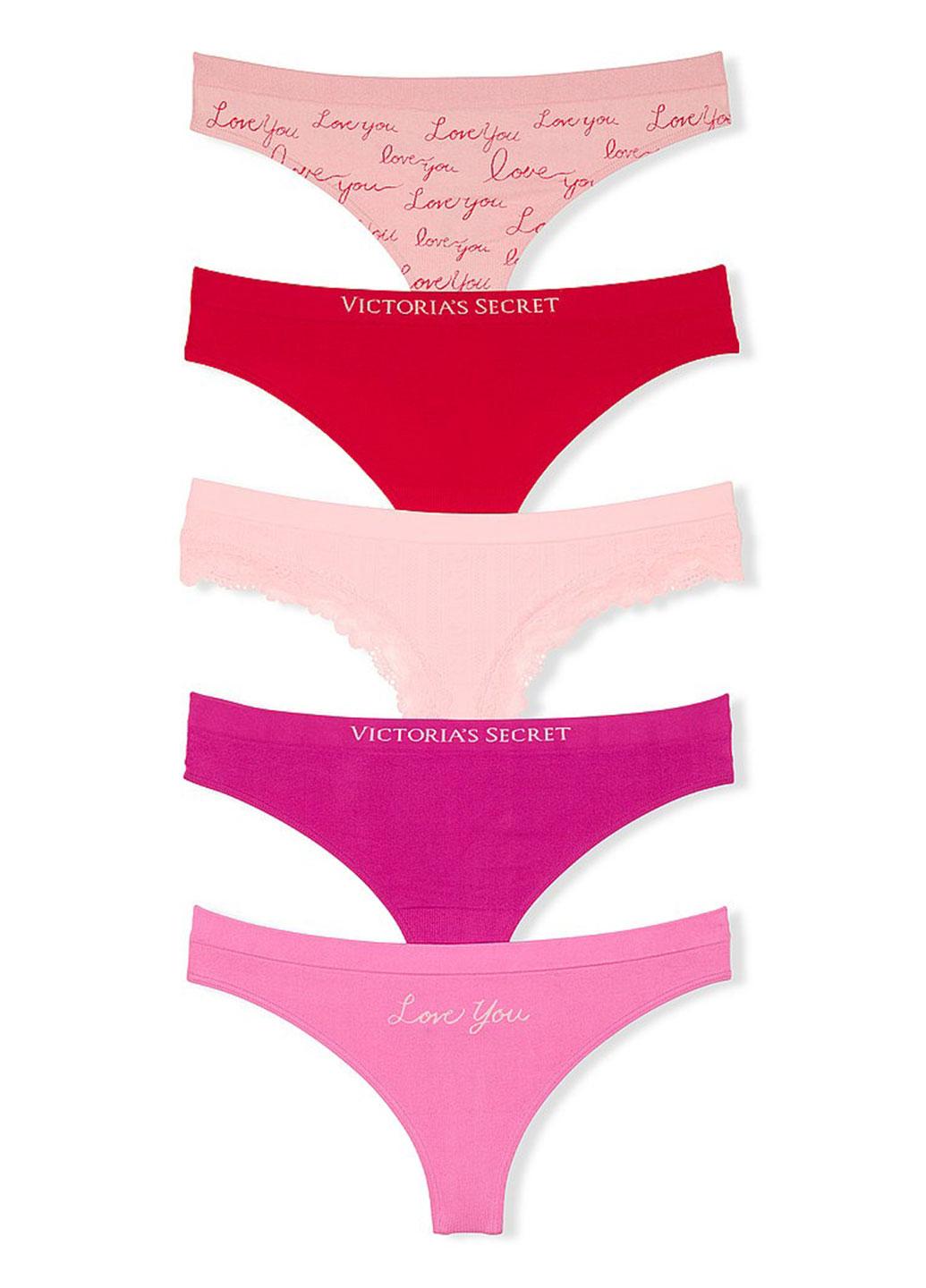 Набор трусиков Victoria's Secret L 5 шт. Разноцветный (7000R00422605QD7L)