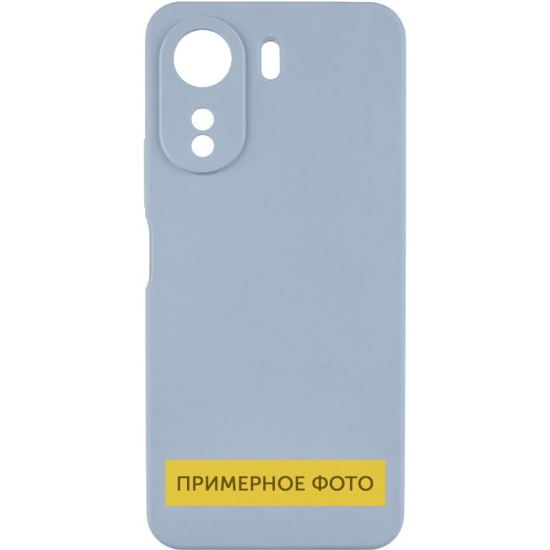 Протиударний чохол TPU GETMAN Liquid Silk Full Camera для Xiaomi Redmi 13C / Poco C65 Блакитний / Lilac Blue
