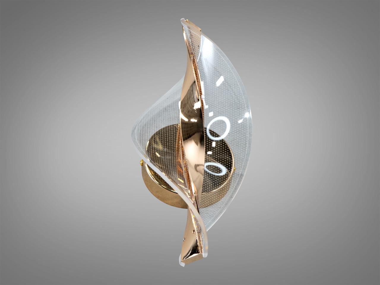 Настінний світильник світлодіодний в спальню F3851-1-LS 6W Золотий (2488097985) - фото 3