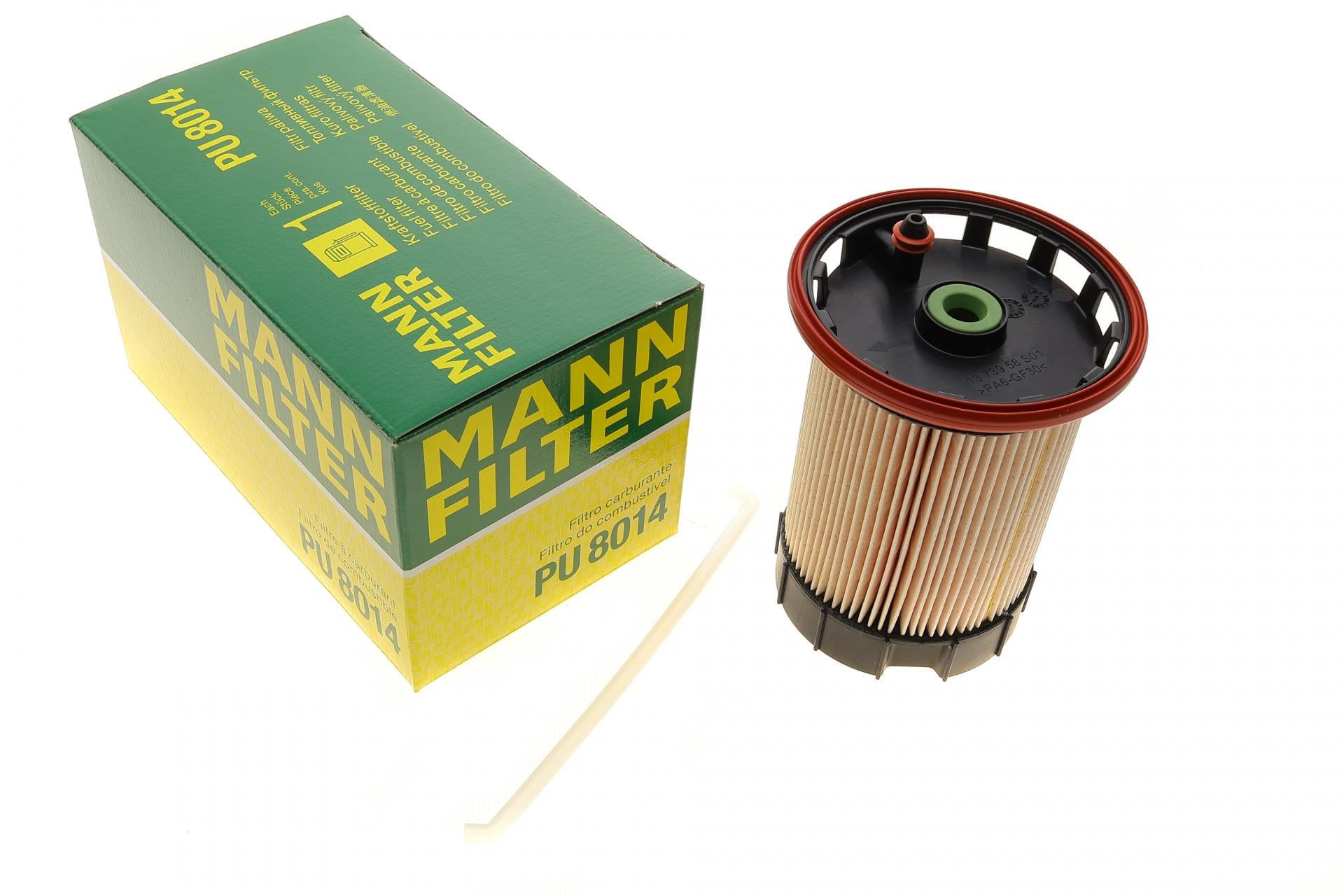 Фильтр топливный Mann-Filter для Audi A3/Skoda Octavia/VW Golf VII/Passat/Tiguan 1,6/2,0TDI 12- (PU 8 (014)