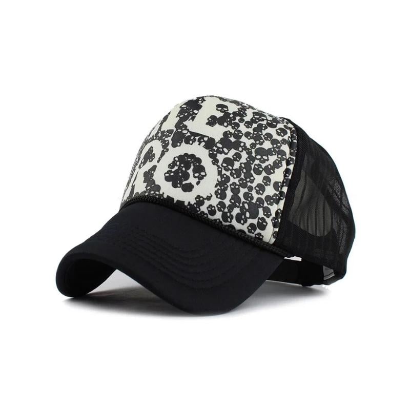 Кепка тракер Hero с сеточкой унисекс Белый/Черный