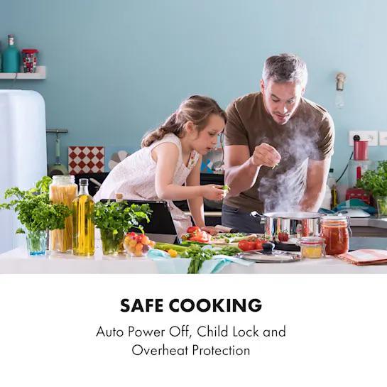 Плита индукционная KLARSTEIN Delicatessa 60 4 зоны с функцией блокировки (10033027) - фото 11 Плита индукционная KLARSTEIN Delicatessa 60 4 зоны с функцией блокировки (10033027) - фото 11