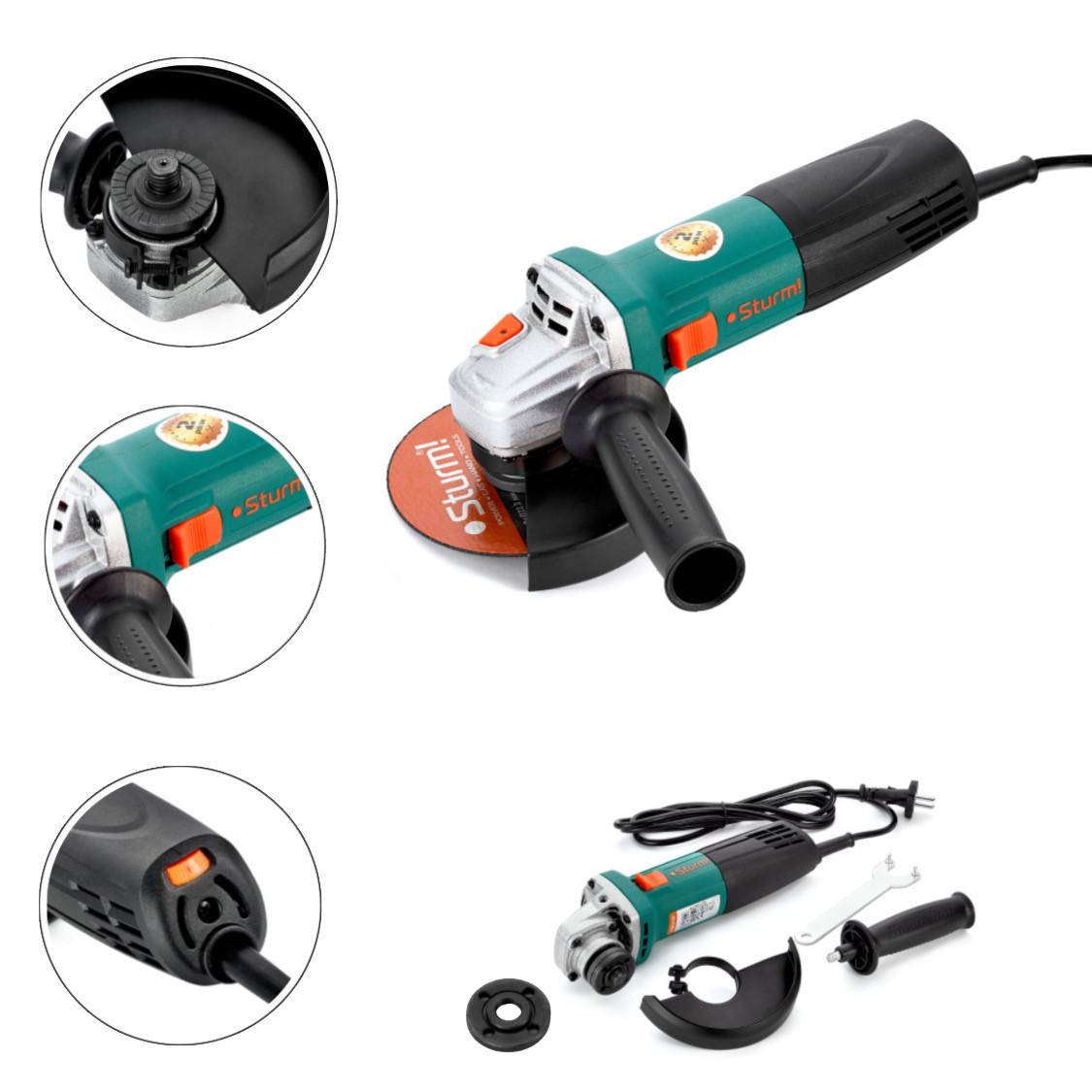Шлифмашина угловая Sturm AG9012TE - фото 2 Шлифмашина угловая Sturm AG9012TE - фото 2