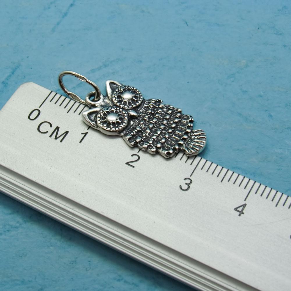 Срібний підвіс Мудра сова (1165602902) - фото 2