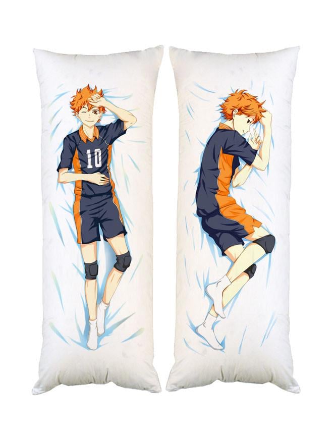 Подушка дакимакура Хината из аниме Волейбол декоративная ростовая для обнимания 50x170 см двусторонняя (1834014597)