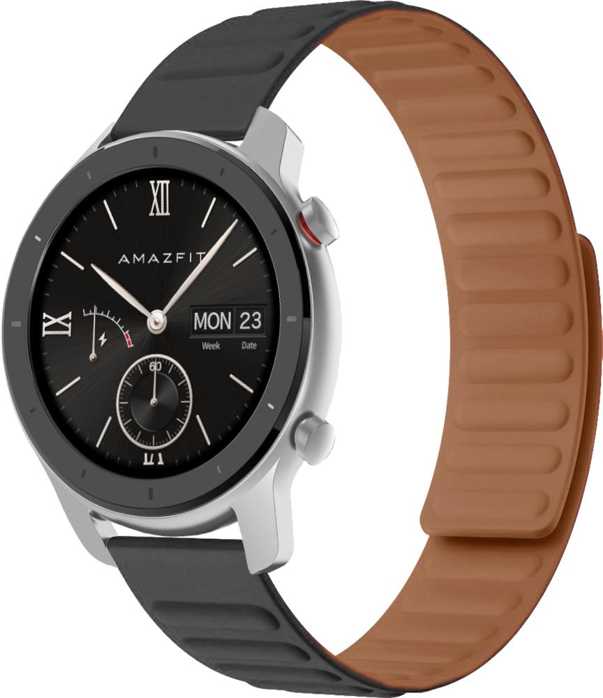 Ремешок Magneter для Amazfit GTR 42 мм Black (26624-2B)