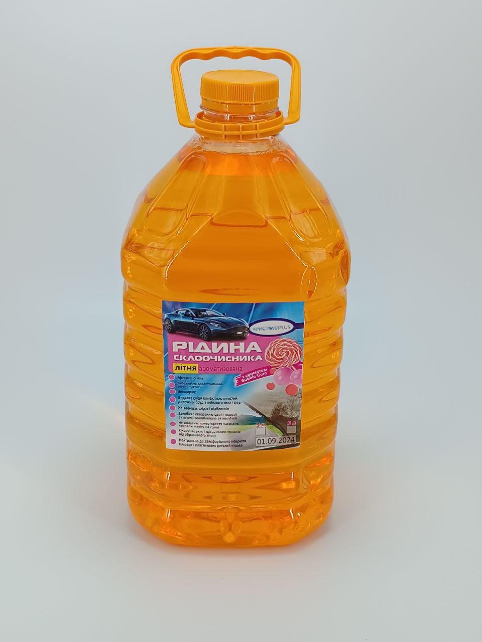 Омыватель стекла Кристалл Plus Бабл Гам летний 5 л (0000-005)