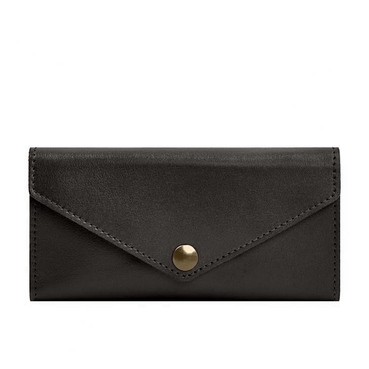 Клатч-портмоне Кожаный на кнопке BlankNote 5.0 краст Темно-коричневый (A-028639) Клатч-портмоне Кожаный на кнопке BlankNote 5.0 краст Темно-коричневый (A-028639)