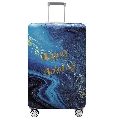 Чехол защитный для дорожного чемодана 18-21" S Happy Holidays Blue (535010)