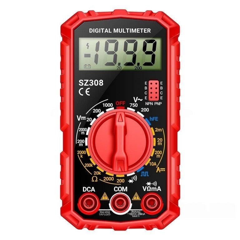 Мультиметр ANENG SZ308 цифровий 1999 Count AC/DC 1000V 10A (00-00028920)