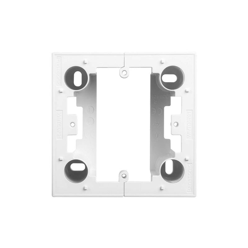 Коробка наружного монтажа одноместная Panasonic Arkedia Slim 85x85x45 мм ABS Белый (WNTC07919WH-UA1)