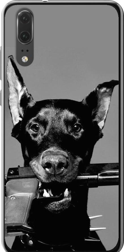 Чехол на Huawei P20 Доберман (2745t-1396-42517)