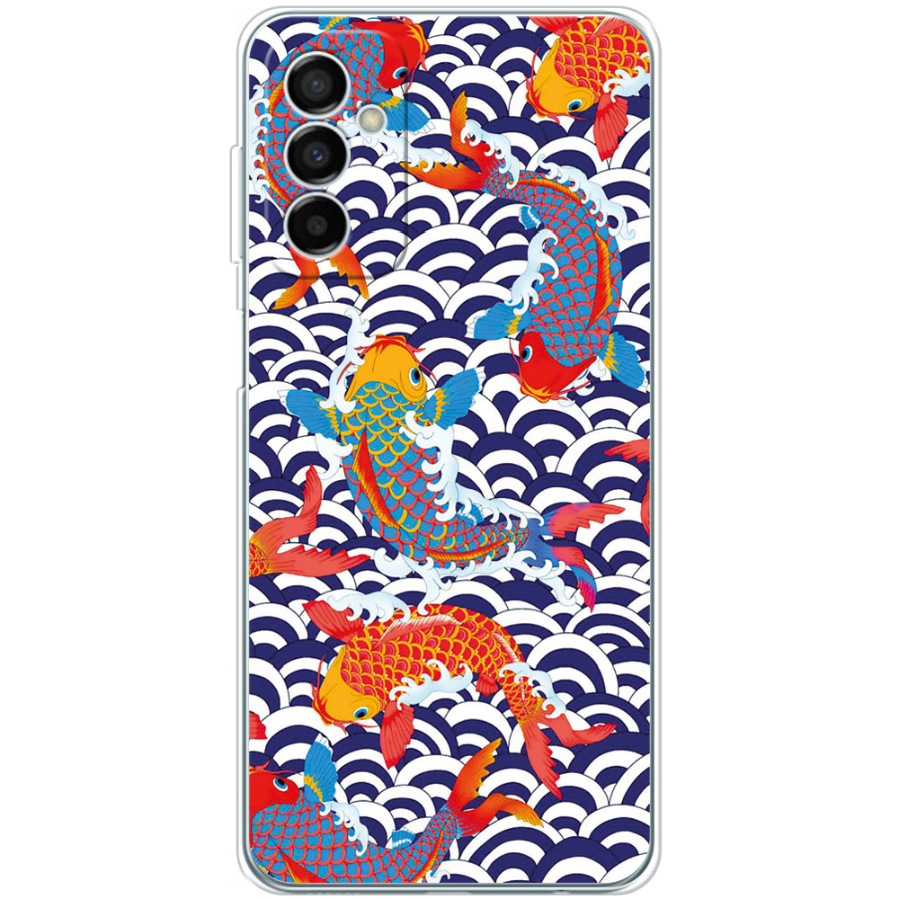 Чехол BoxFace Samsung Galaxy M23 5G (M236) Koi Fish Прозрачный силикон (44471-up2477-44471)