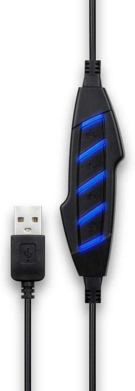 Гарнітура дротова USB Aluratek з мікрофоном та шумозаглушенням - фото 3 Гарнітура дротова USB Aluratek з мікрофоном та шумозаглушенням - фото 3