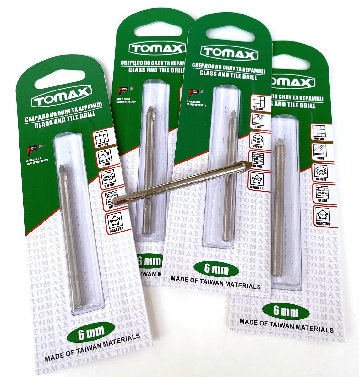 Сверло по плитке TOMAX и стеклу 6 мм (1454731895) - фото 4 Сверло по плитке TOMAX и стеклу 6 мм (1454731895) - фото 4