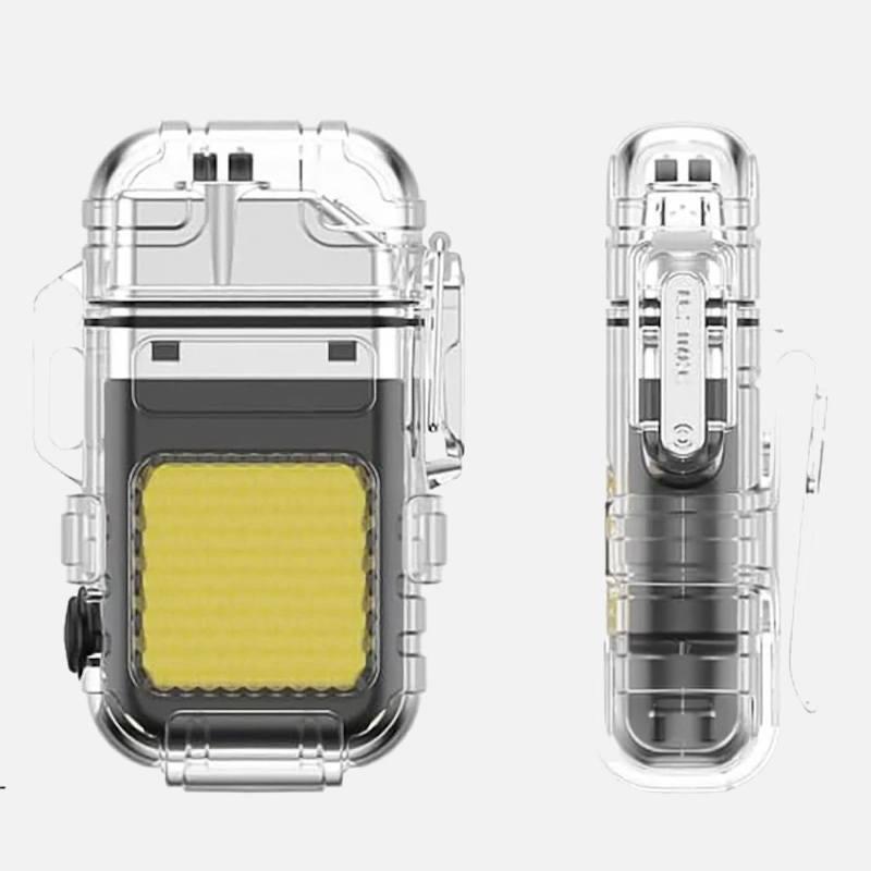 Навушники бездротові M10/Повербанк 10400 з LED/Портативна колонка 1050 з радіо/Ліхтарик USB з розпалювачем - фото 5