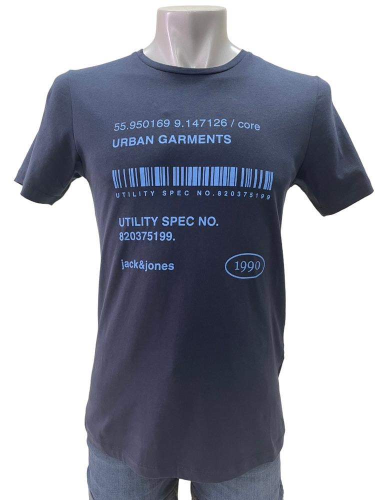 Футболка Jack & Jones 1354850x51 чоловіча S Темно-синій