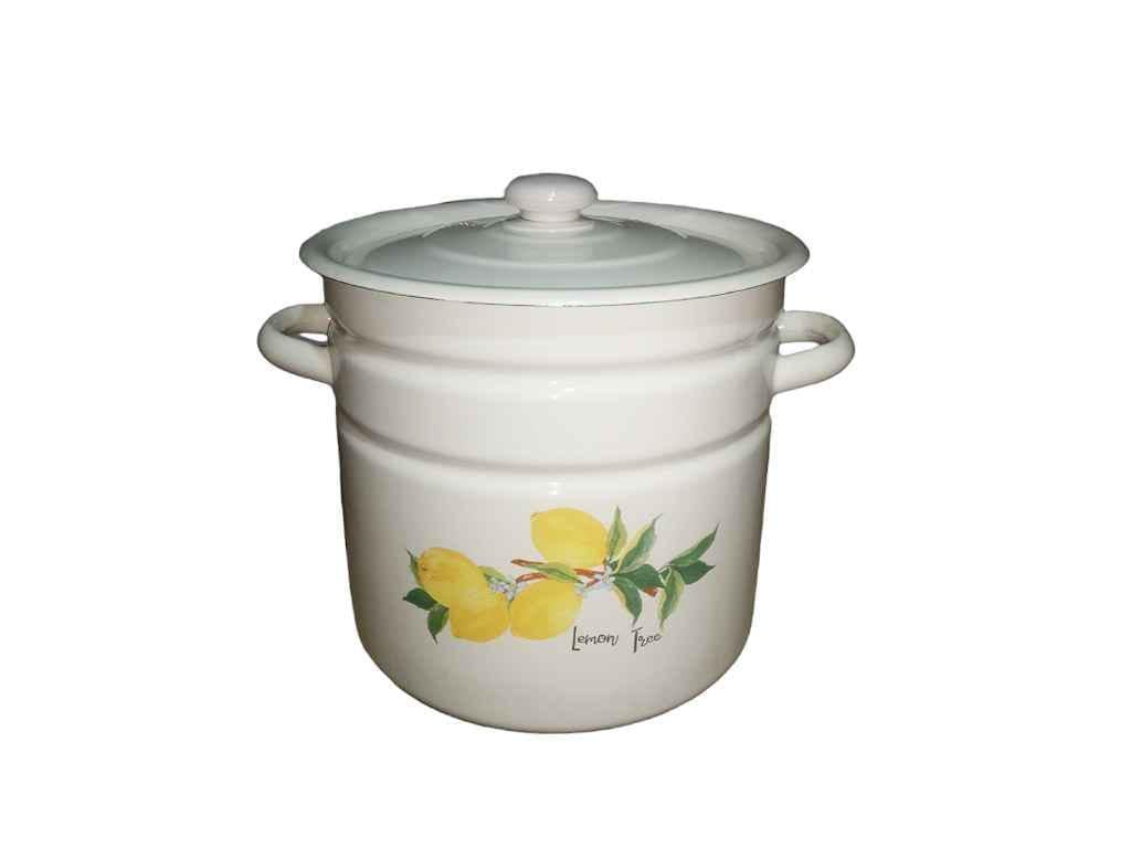 Кастрюля Idilia Лимонное дерево 12 л Молочный (I1624)