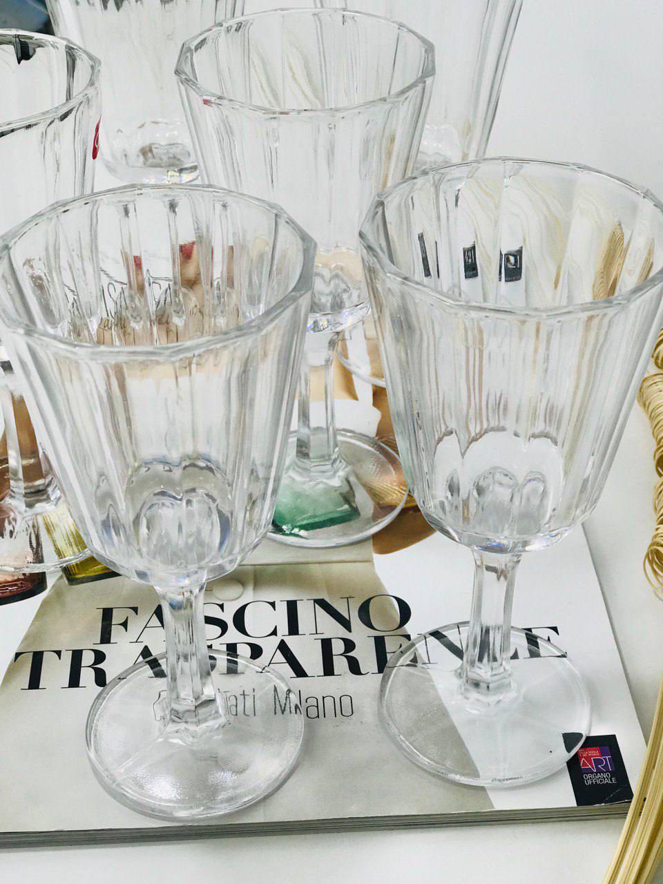 Набір келихів Арія 6 шт. 200 мл Прозорий (102-304) - фото 3 Набір келихів Арія 6 шт. 200 мл Прозорий (102-304) - фото 3