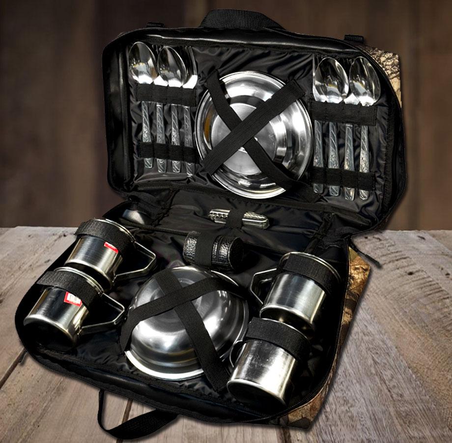 Набор посуды для пикника "Походный" на 4 персоны (10-4)