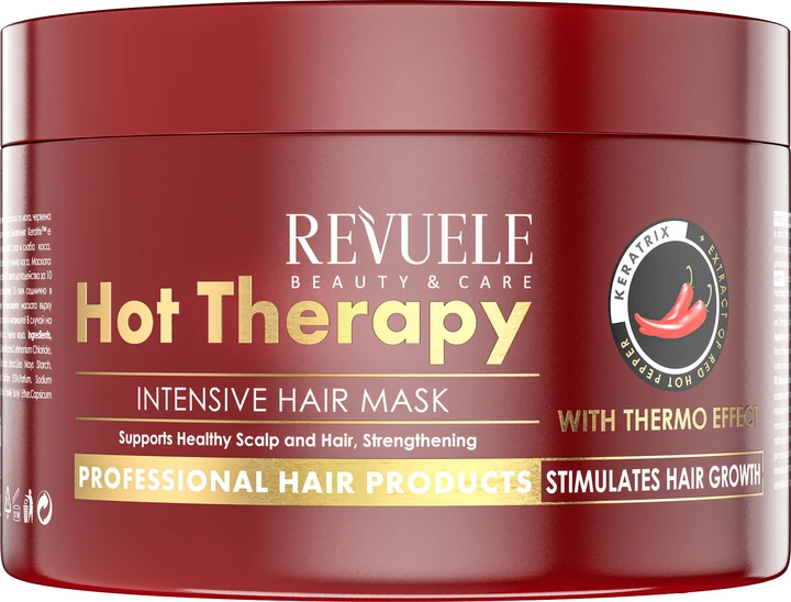 Интенсивная маска для волос Revuele Hot Therapy с термоэффектом 500 мл