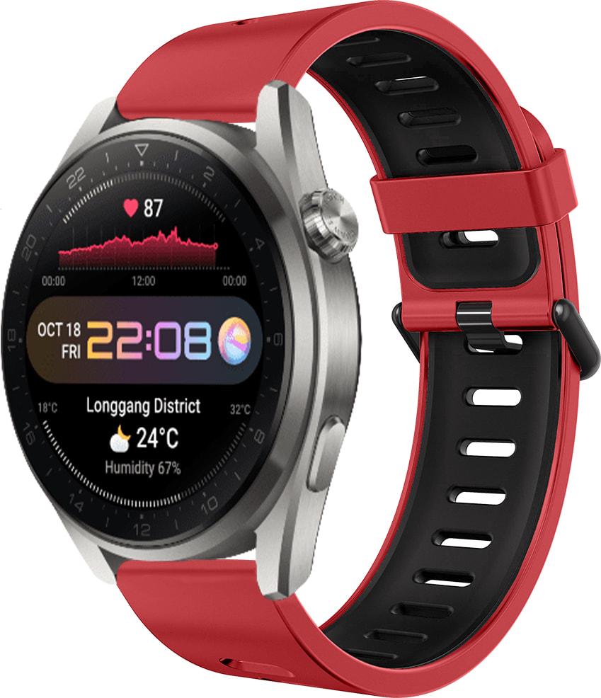Ремешок Traf для Huawei Watch 3 Pro Red-Black (32531)