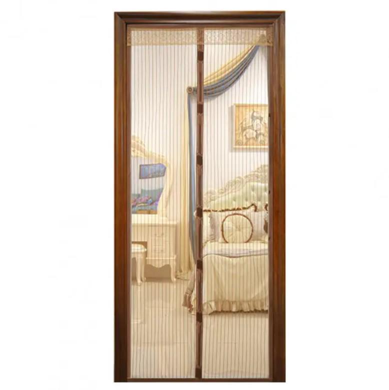 Антимоскитная сетка/штора Magic Mesh для дверей на магнитах 0,9х2,1 м Коричневый (766477)