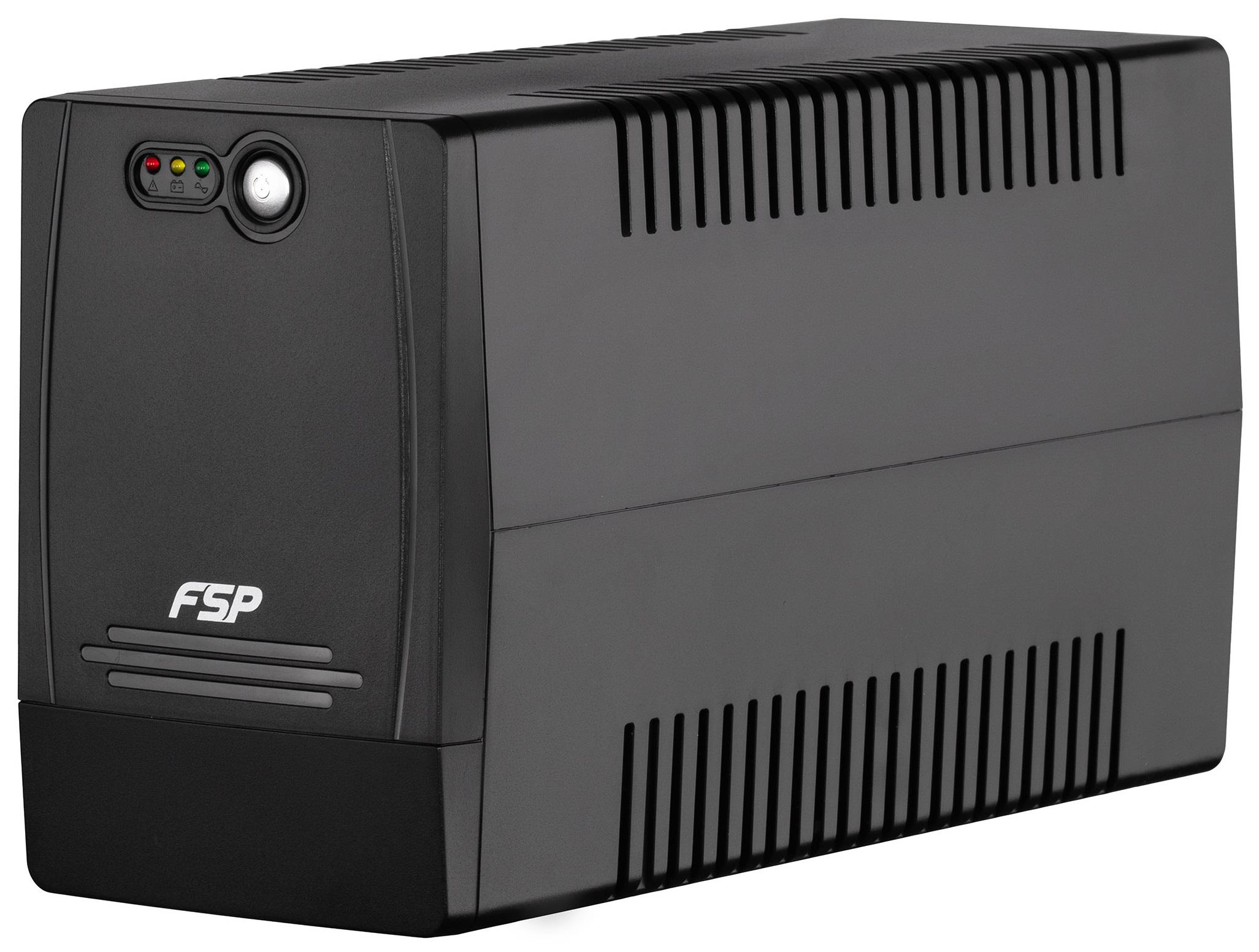 Джерело безперебійного живлення FSP FP1000 1000VA 600W 4xC13 Чорний (PPF6000628)