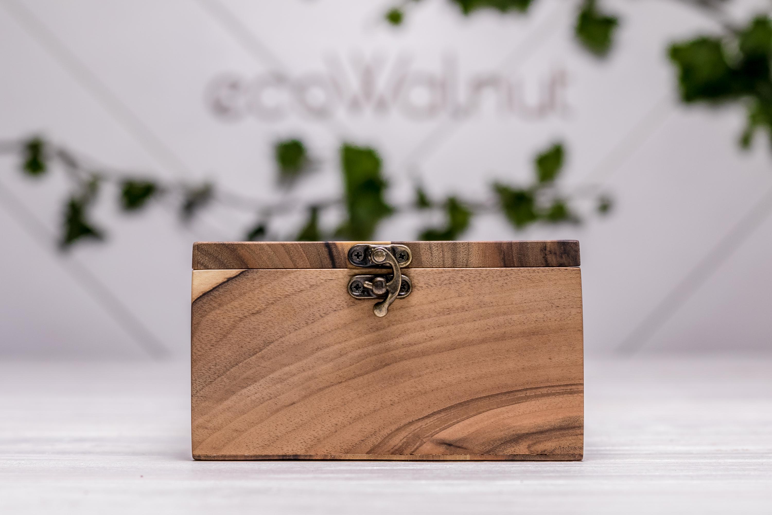 Коробочка для 4 часов EcoWalnut со стеклянной крышкой (EB-2.1) - фото 7