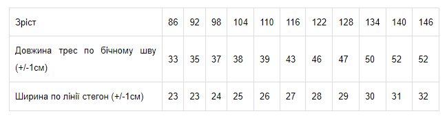 Треси для дівчинки Носи Своє 110 см Білий (6001-043) - фото 2