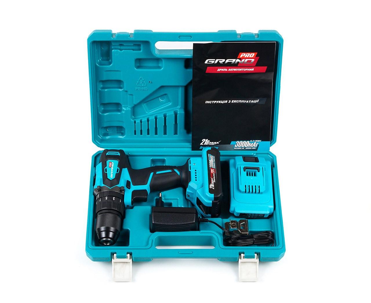 Шуруповерт аккумуляторный Grand ДА-21UBL