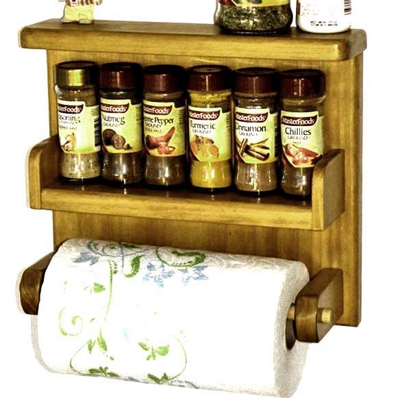 Держатель для бумажных полотенец из дерева Клер Сиена (ДКП-002205)