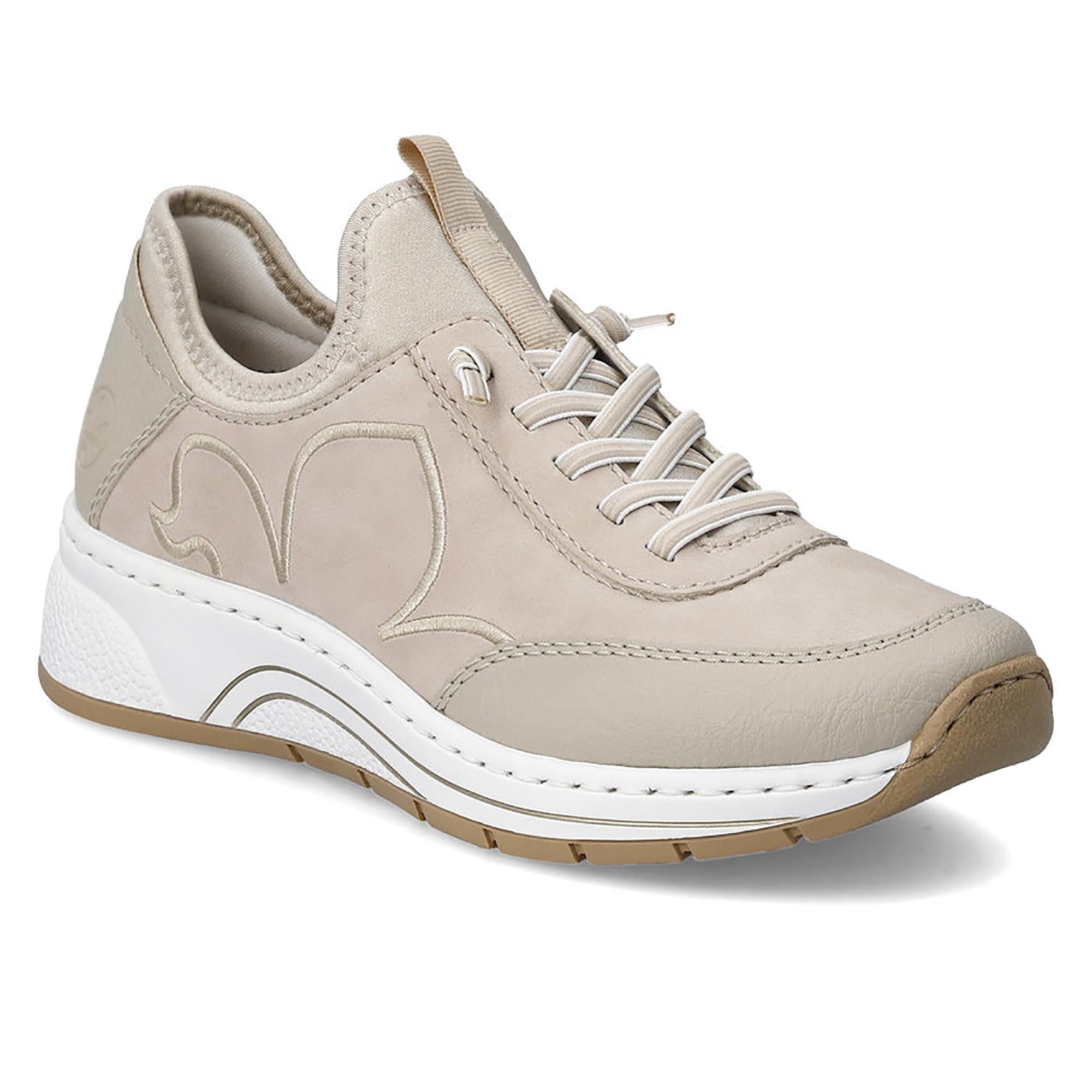 Кроссовки женские осенние RIEKER р. 41 Бежевый (035539-41)