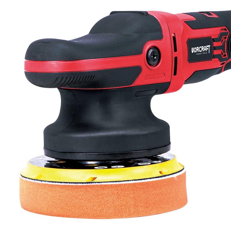Полировальная машина аккумуляторная бесщеточная Worcraft COP-S20LiBH с аккумулятором 4А и зарядным 20В 150 мм (43213) - фото 4