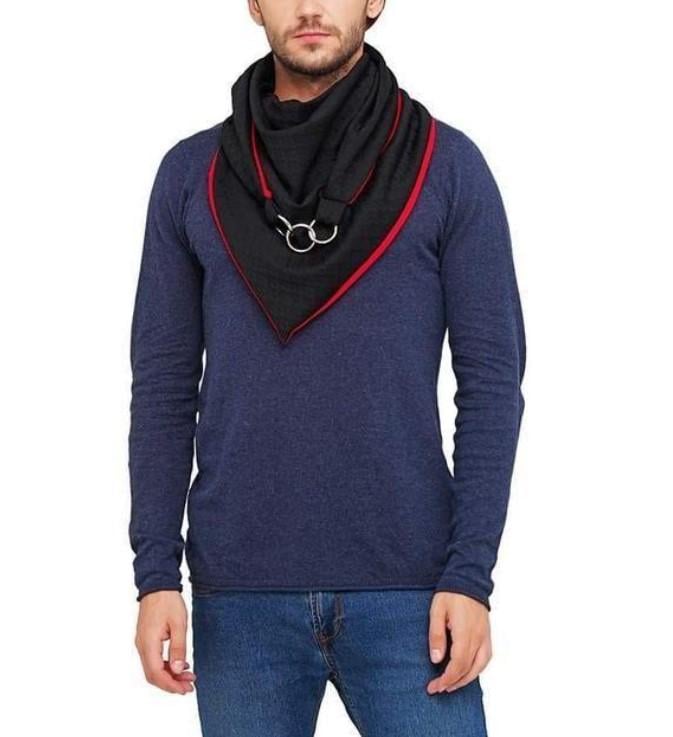 Шарф чоловічий My Scarf Единбург Червоно-чорний (29504775)
