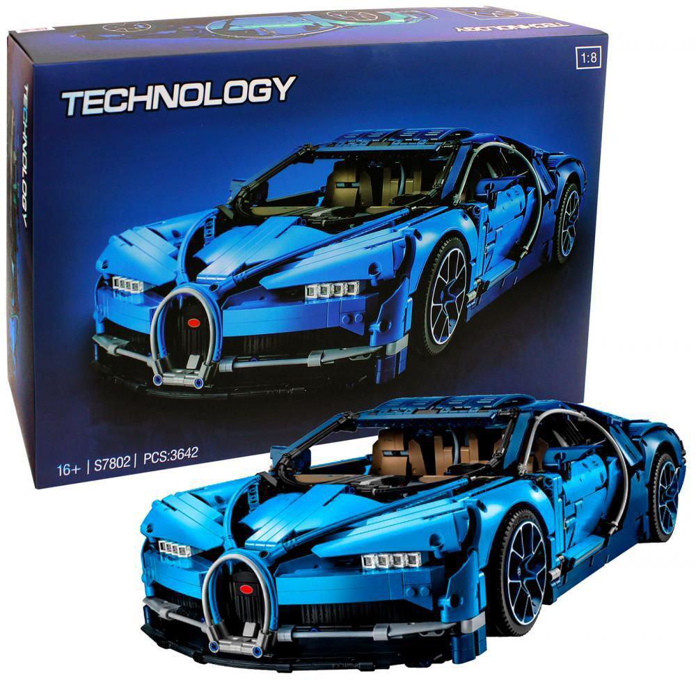 Конструктор Bella Technic Bugatti Chiron для дорослих 4031 деталей (42083) - фото 3 Конструктор Bella Technic Bugatti Chiron для дорослих 4031 деталей (42083) - фото 3