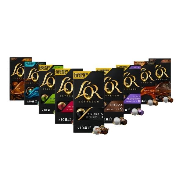 Кофе в капсулах Nespresso L`OR коллекция 90 шт.. (LO9001)