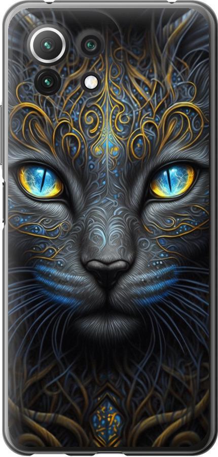 Чехол на Xiaomi Mi 11 Lite Кошка (5548t-2281-42517)